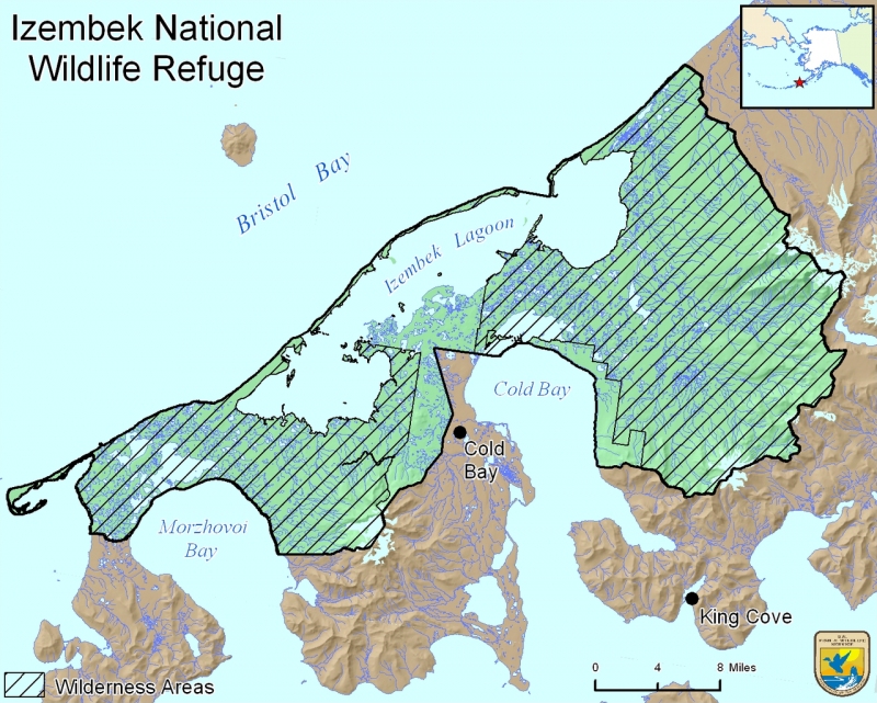 Coldbay Izembek refuge map