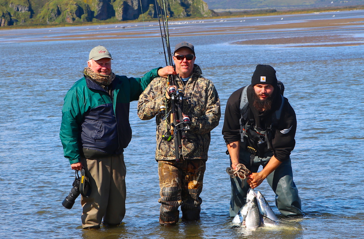 Silver salmon fishing Coldbay